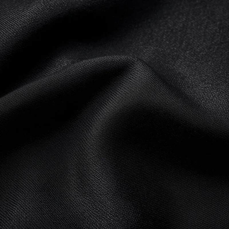 Gerippte Leggings | Schwarz