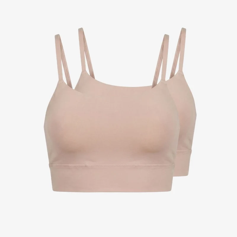 Microfiber Seamless Bralette | Beige