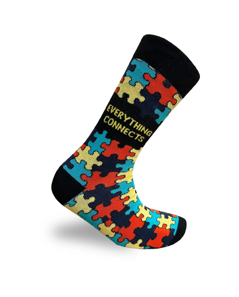 Puzzle Socks Creative Game Pattern