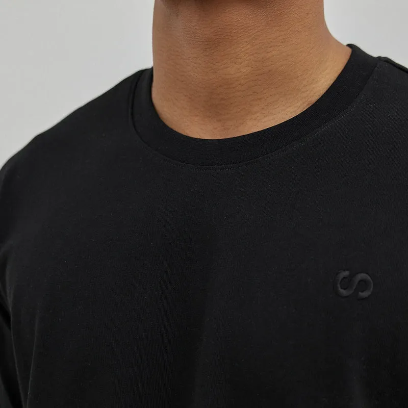 Oversized T-Shirt Herren | Schwarz