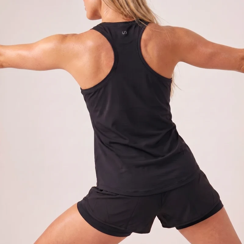 Sport Tank Top Damen | Schwarz