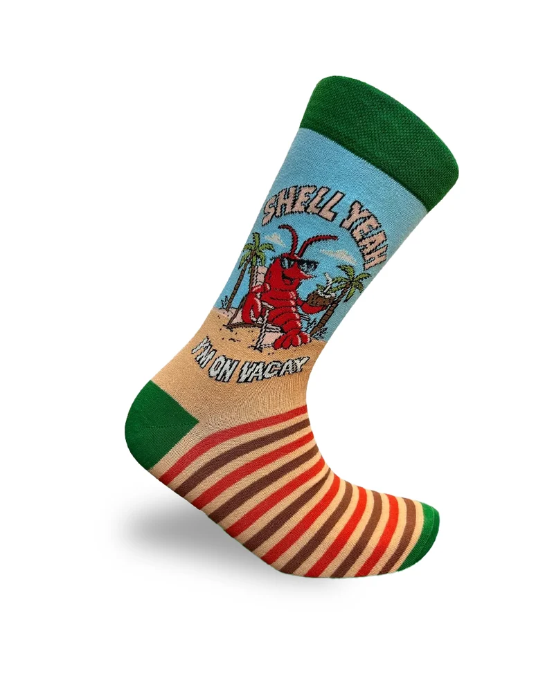 Shell Yeah Socks Ocean Animal Theme