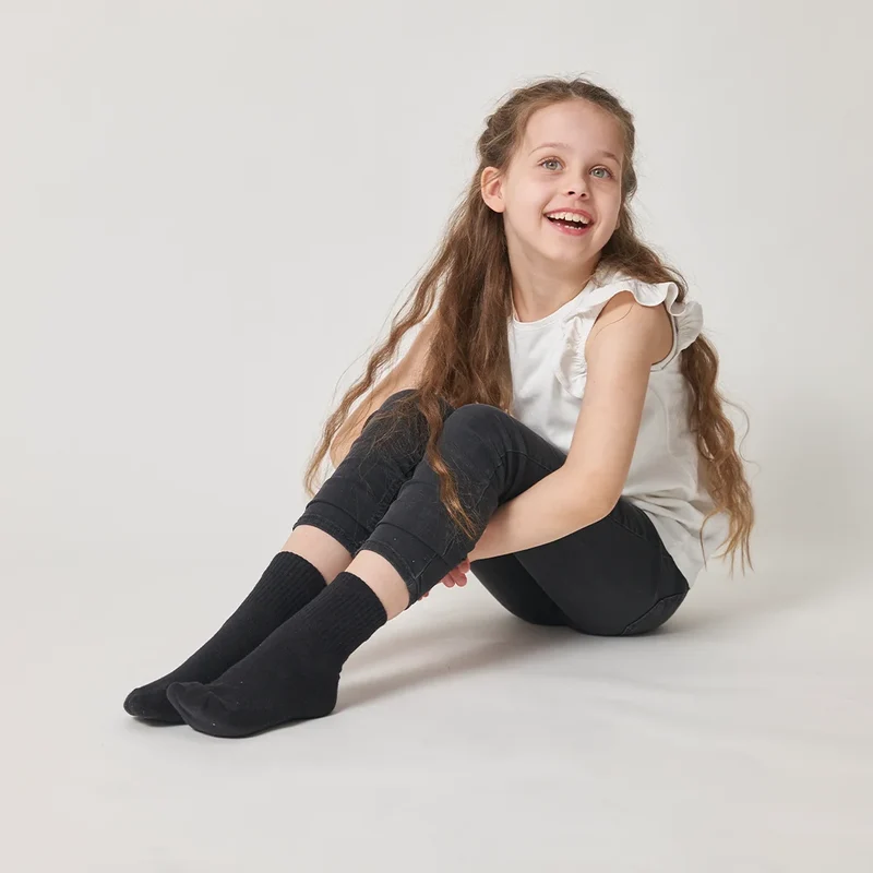 Kinder Tennissocken | Schwarz