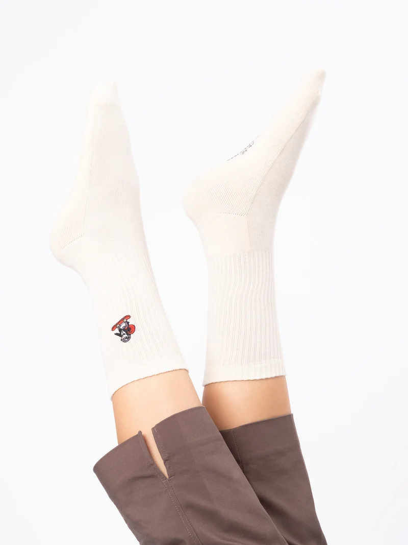 Claus - Tennissocken mit Weihnachtsmotiv