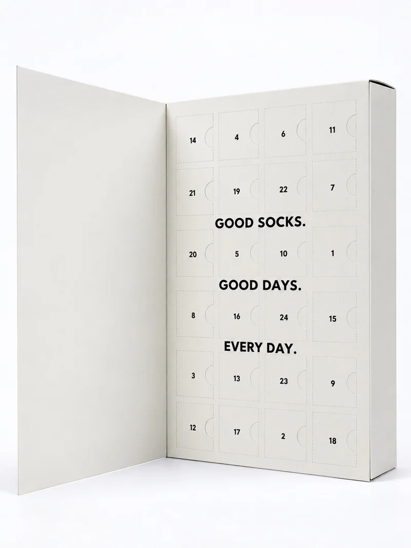 Adventskalender mit Tennissocken 2026