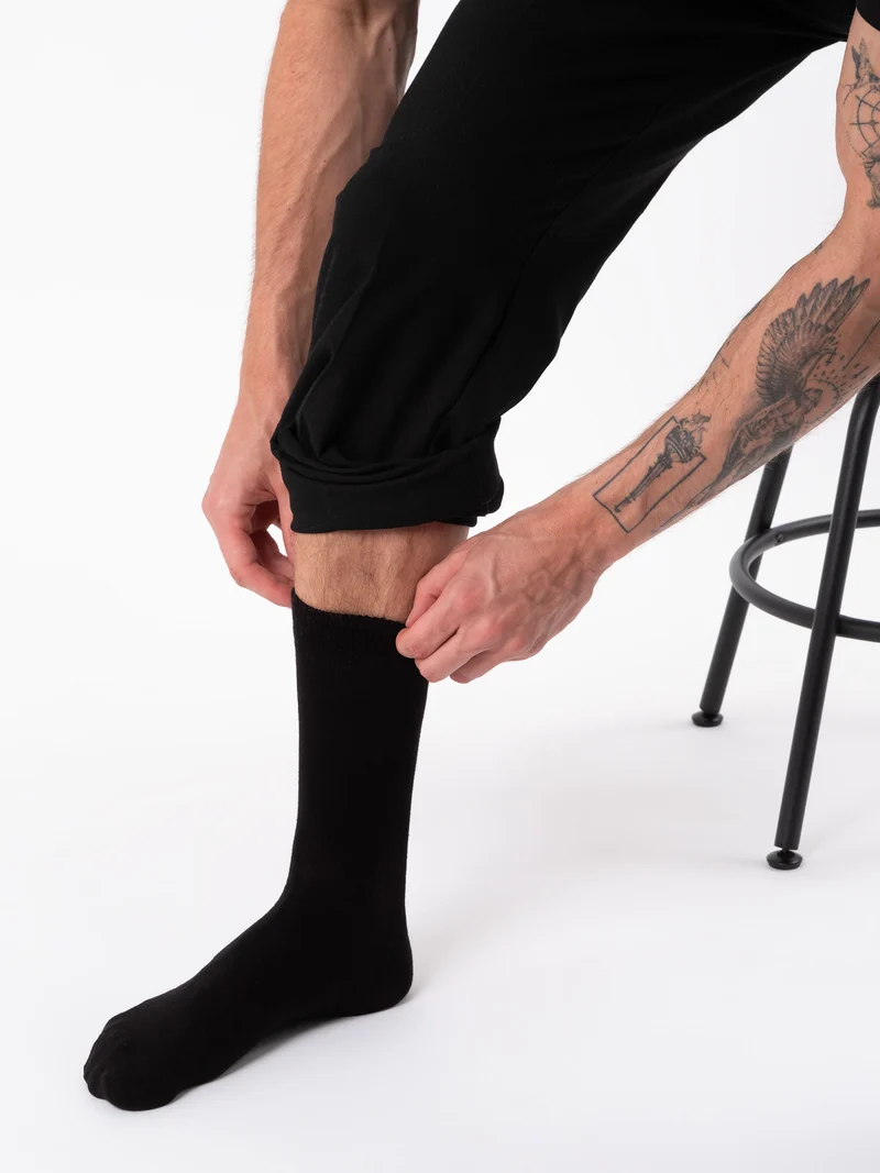 Hermann - Schwarze Socken Herren