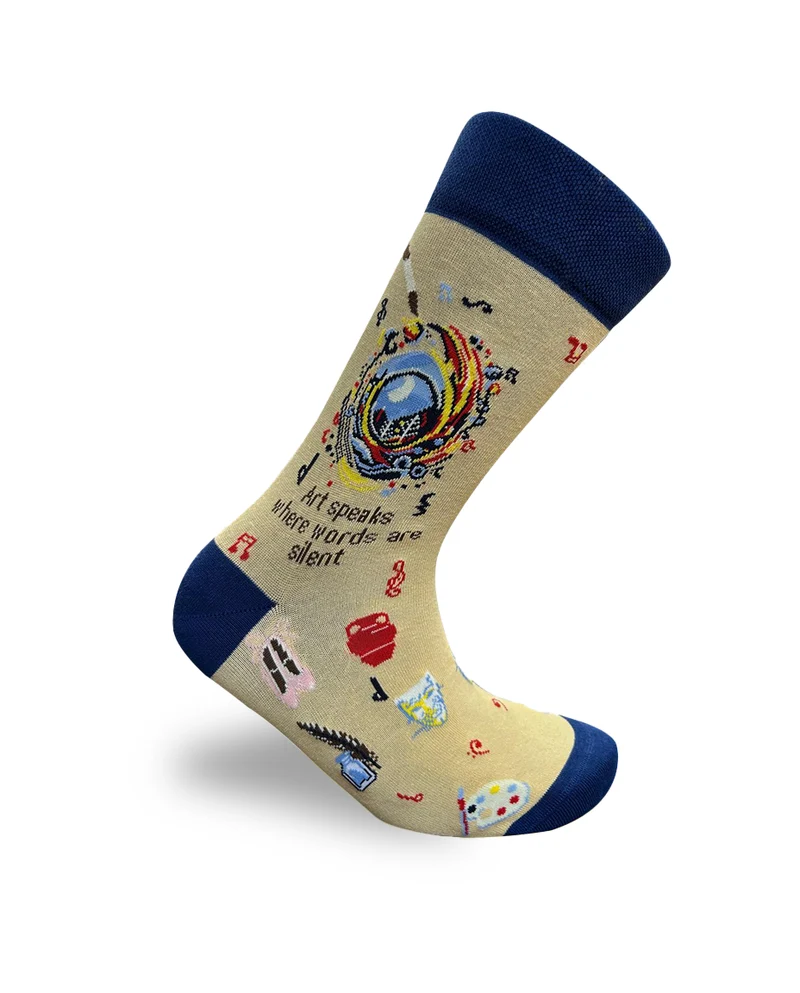Art Socks Creative Design Pattern