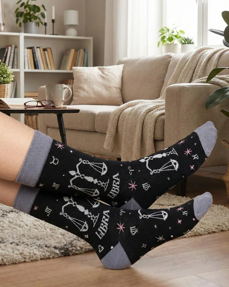 Libra Socks Cosmic Balance Series