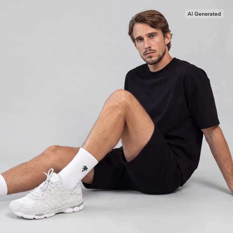 Tennissocken | Mix (Palmen)