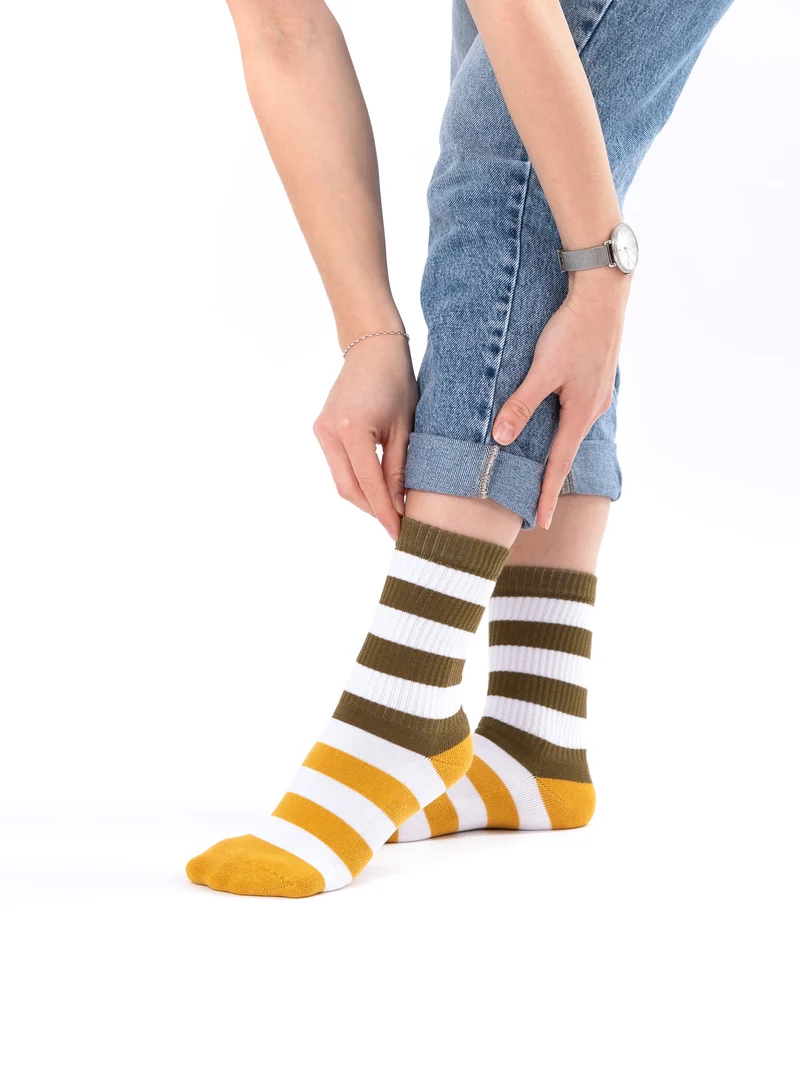 Momo - Tennissocken mit Streifen