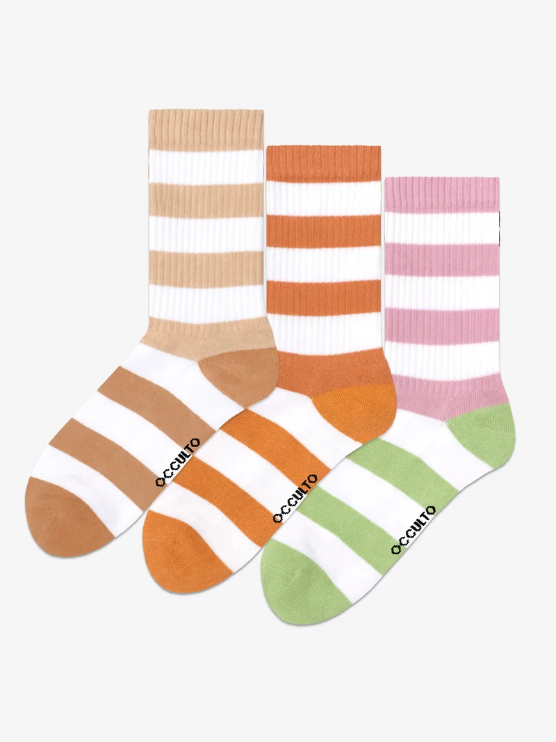 Momo - Tennissocken mit Streifen