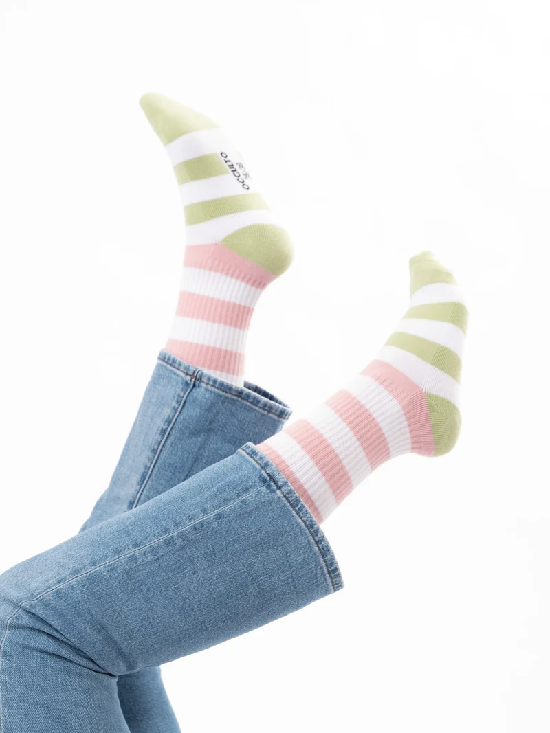 Momo - Tennissocken mit Streifen