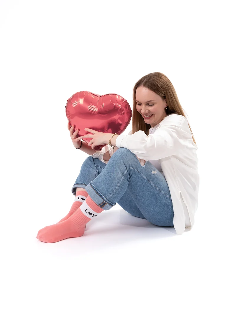 Elly - Bunte Motiv Tennissocken