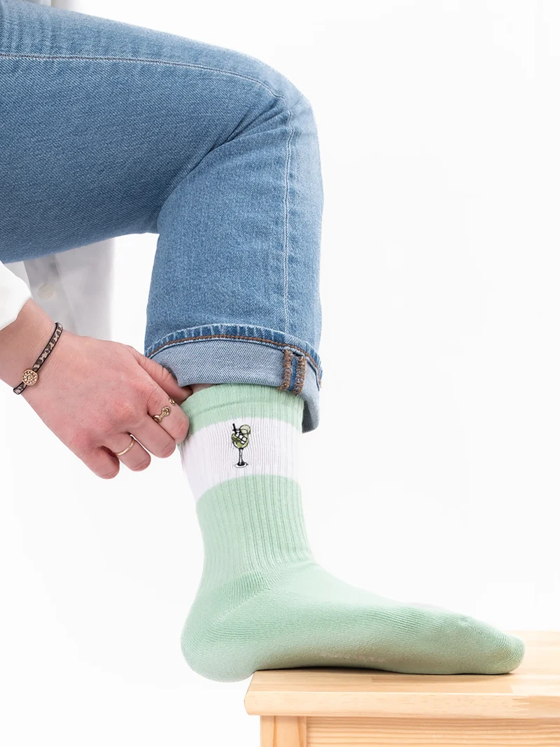 Elly - Bunte Motiv Tennissocken