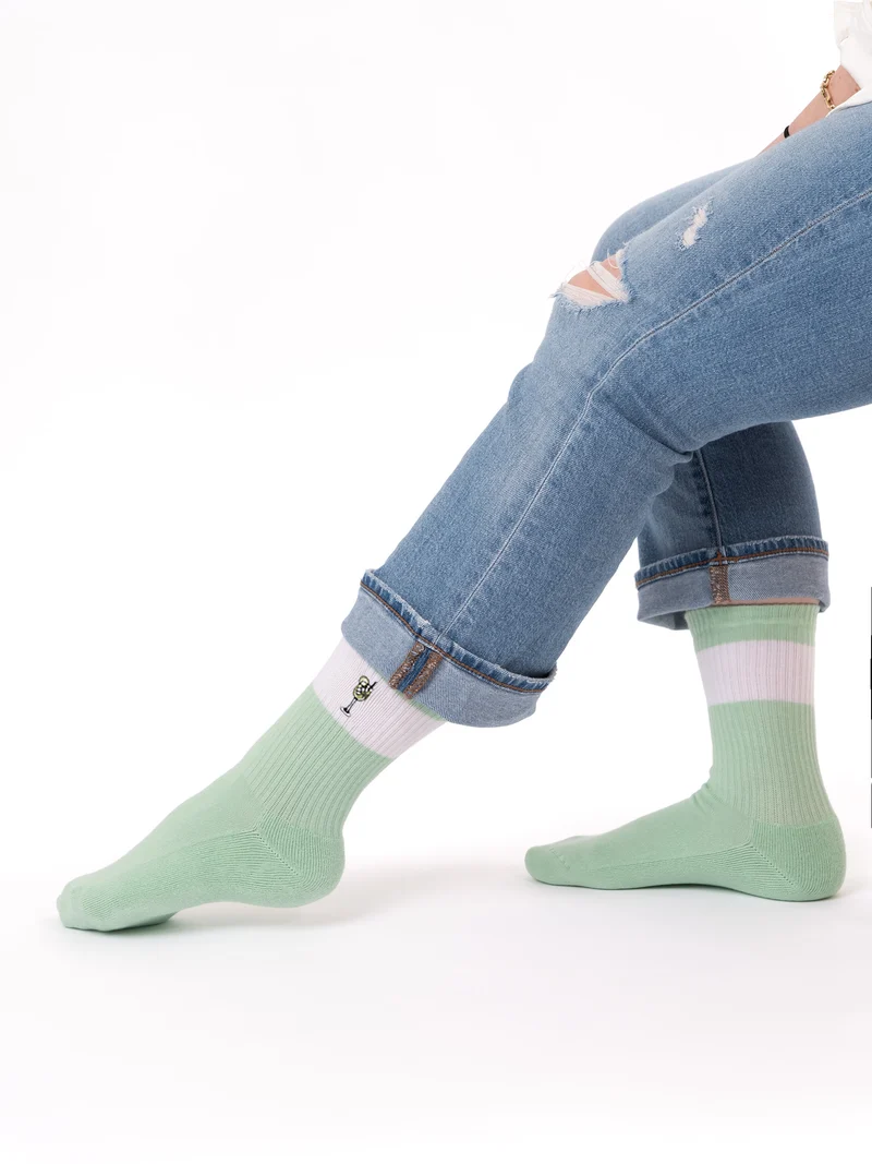 Elly - Bunte Motiv Tennissocken