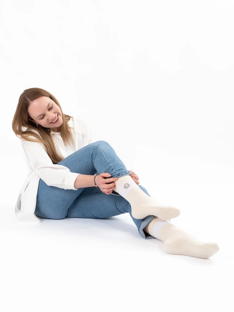Elly - Bunte Motiv Tennissocken