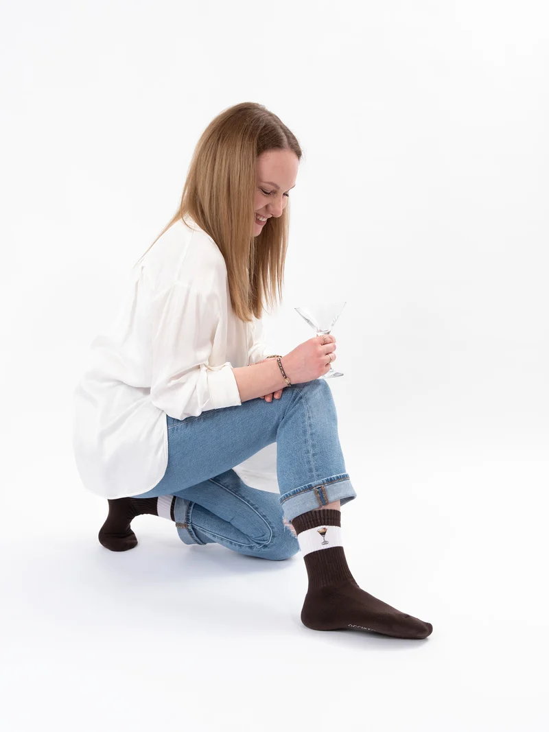 Elly - Bunte Motiv Tennissocken