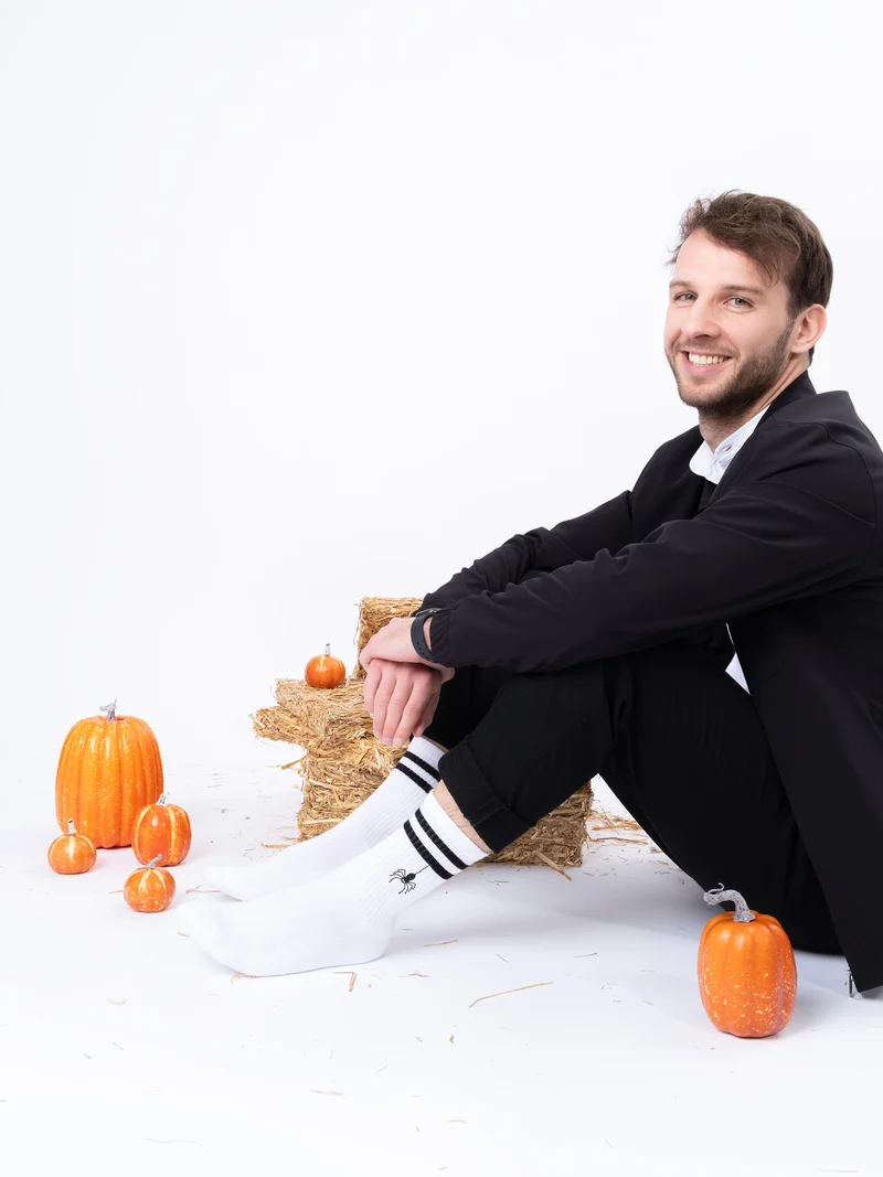 Casper - Tennissocken mit Halloween Motiv