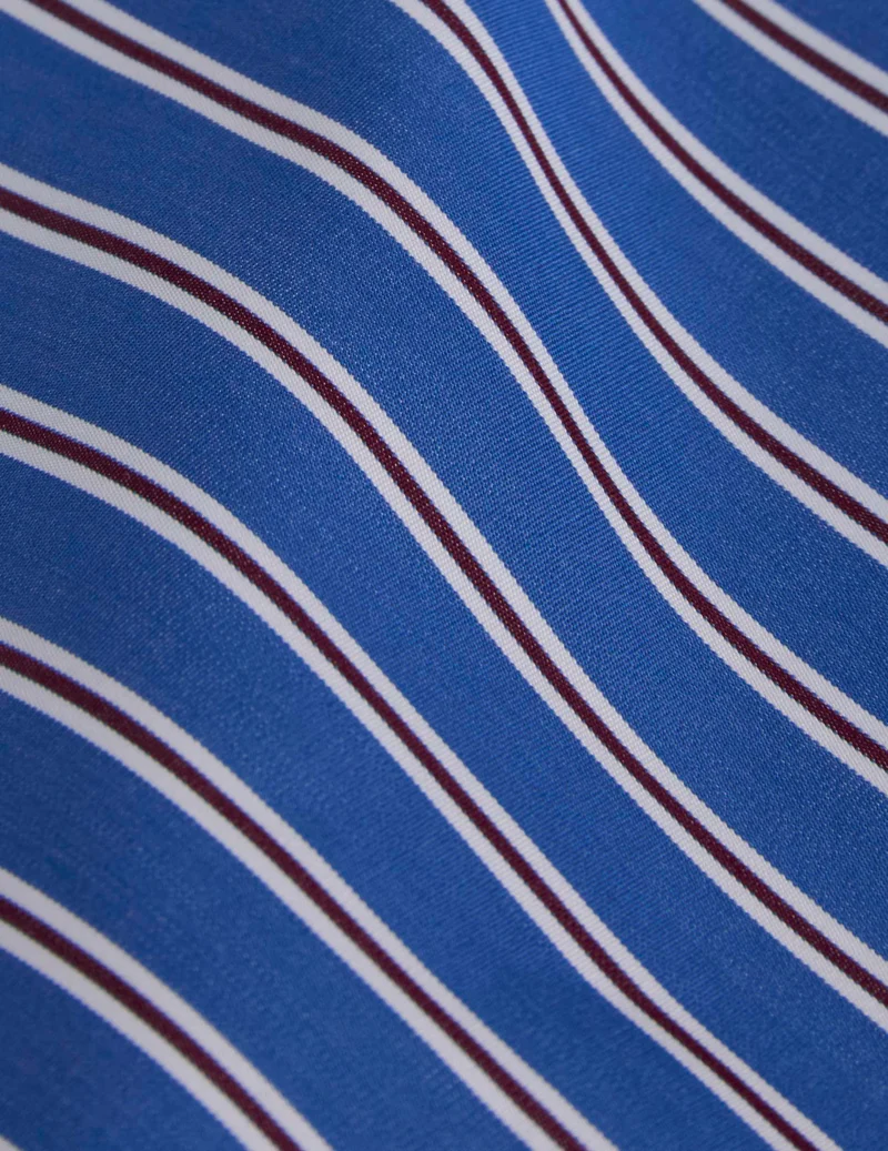 Chemise Margaux rayée bleue