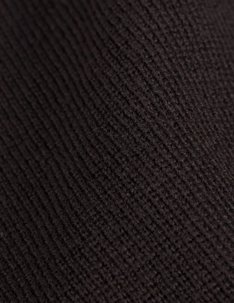 Cardigan Prince en laine mérinos marron