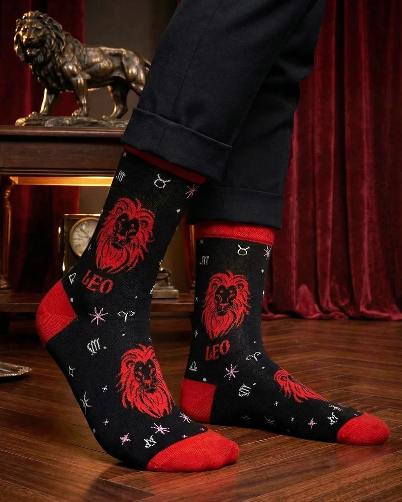 Leo Socks Sun Energy Astrology Collection