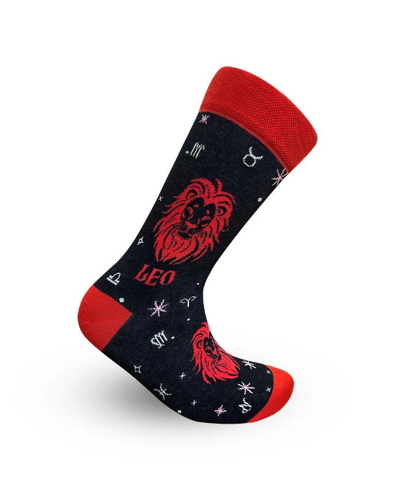 Leo Socks Sun Energy Astrology Collection