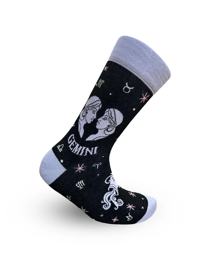 Gemini Socks Dual Nature Horoscope Edition