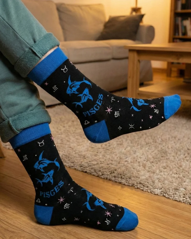 Pisces Socks Ocean Dream Horoscope Series