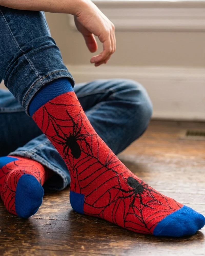 Spider Socks Creepy Crawly Night Edition
