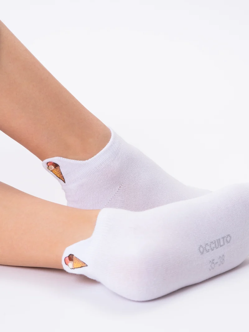 Luca - Sneaker Socken mit Motiv