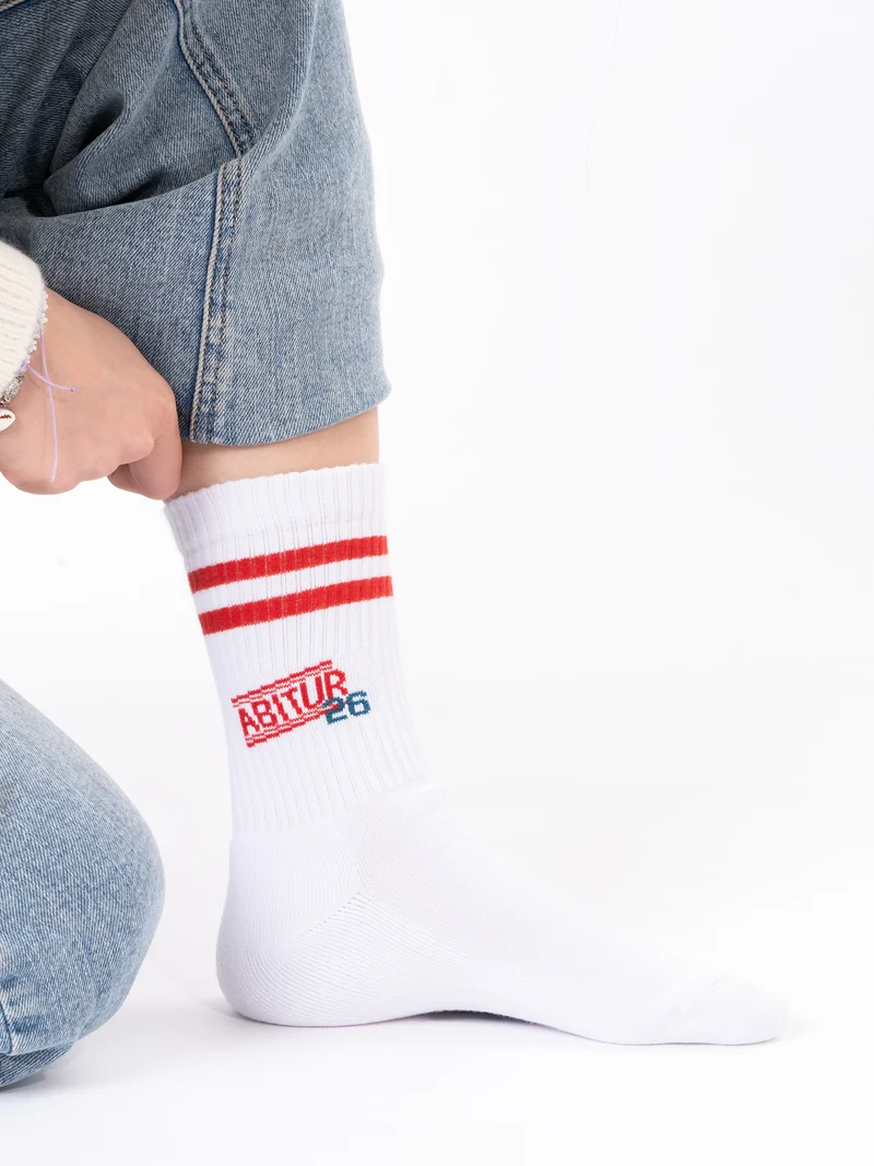 Abi - Tennissocken Motiv