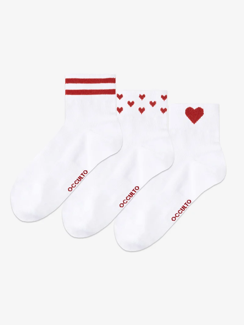 Gianna - Quartersocken mit Motiv