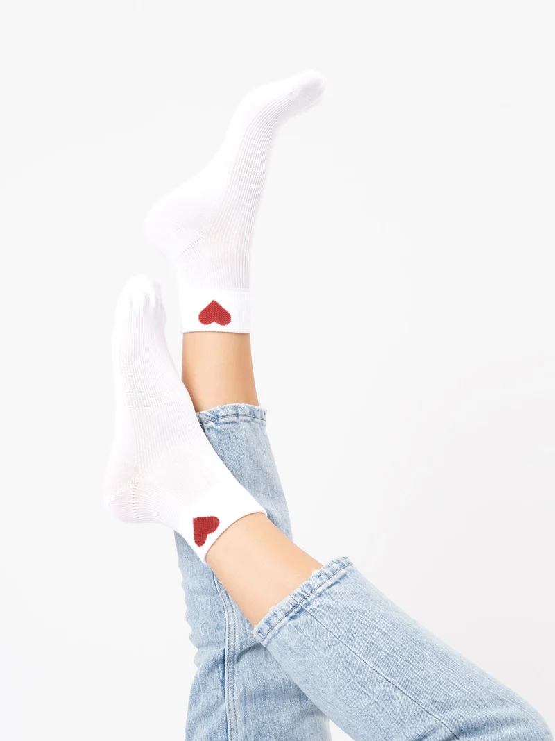 Gianna - Quartersocken mit Motiv