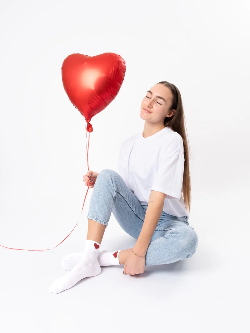 Gianna - Quartersocken mit Motiv