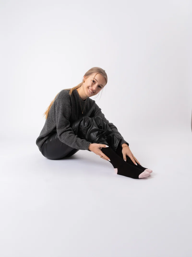 Michaela - Baumwollsocken mit Muster Damen