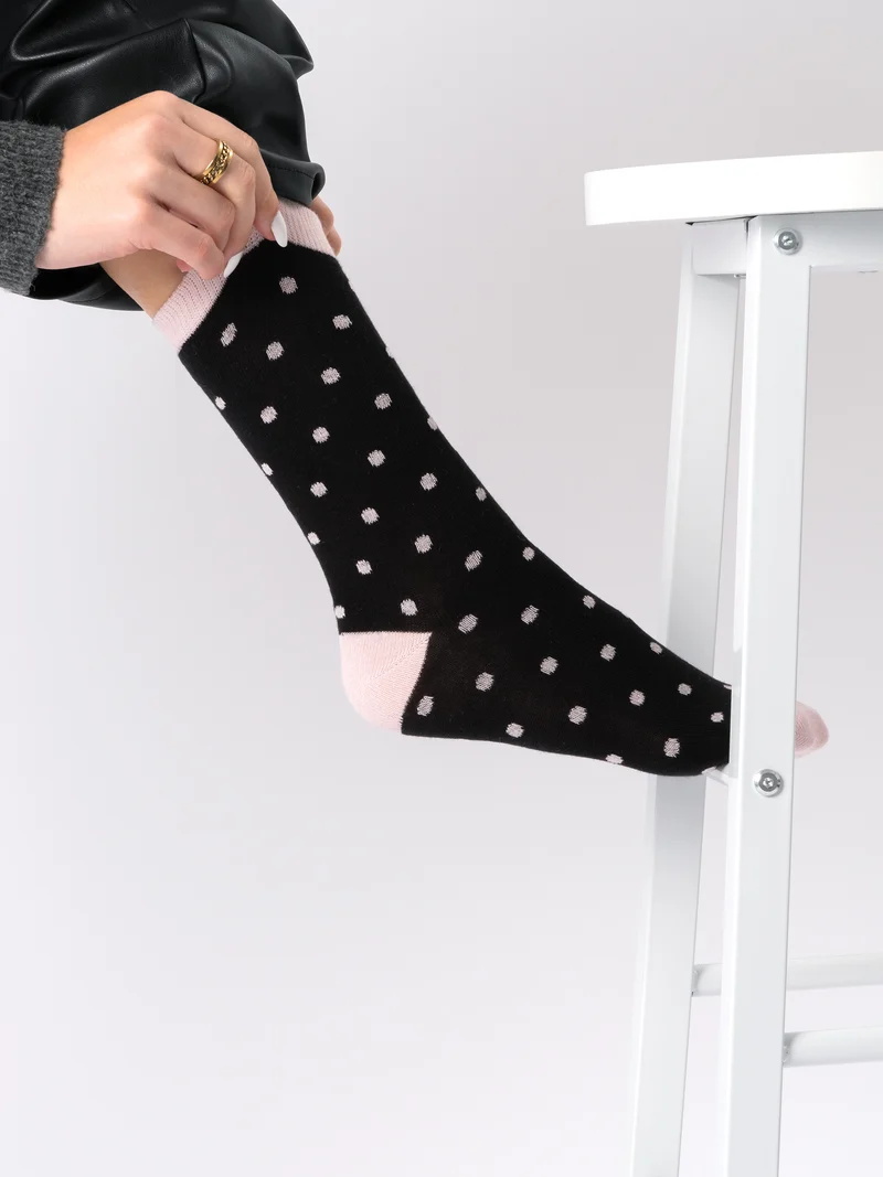 Michaela - Baumwollsocken mit Muster Damen