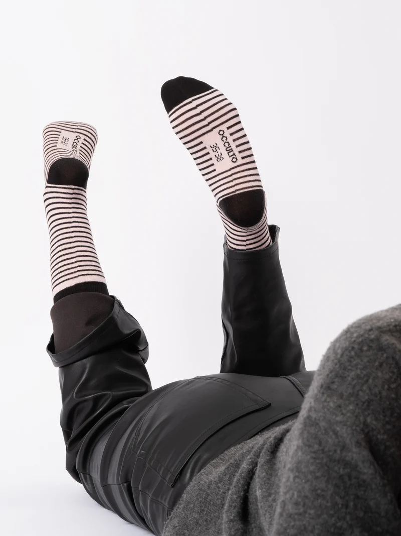 Michaela - Baumwollsocken mit Muster Damen
