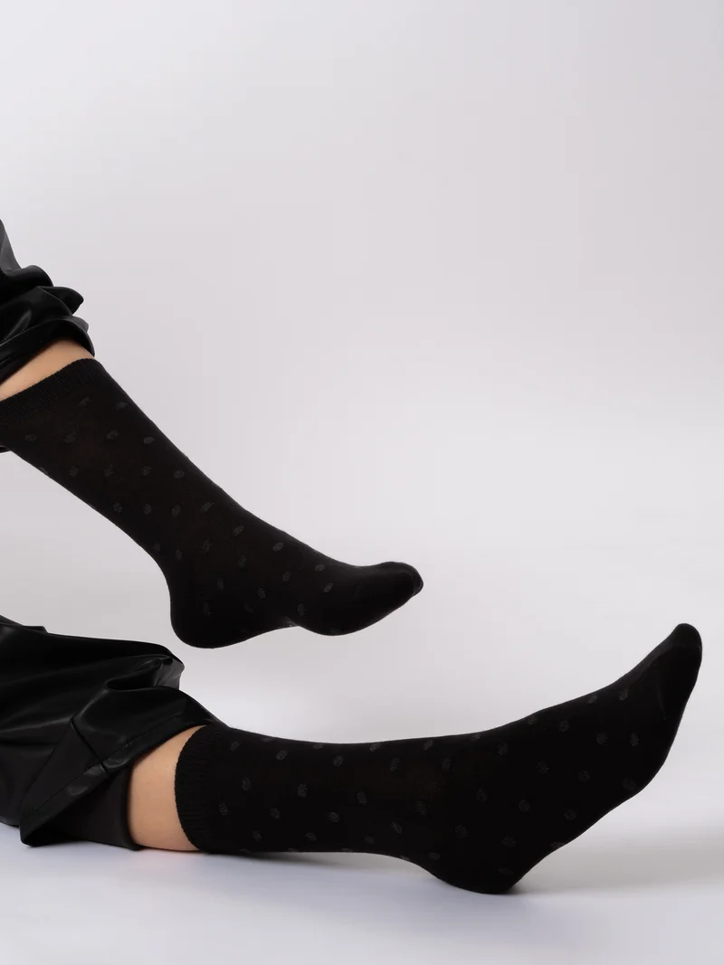 Michaela - Baumwollsocken mit Muster Damen
