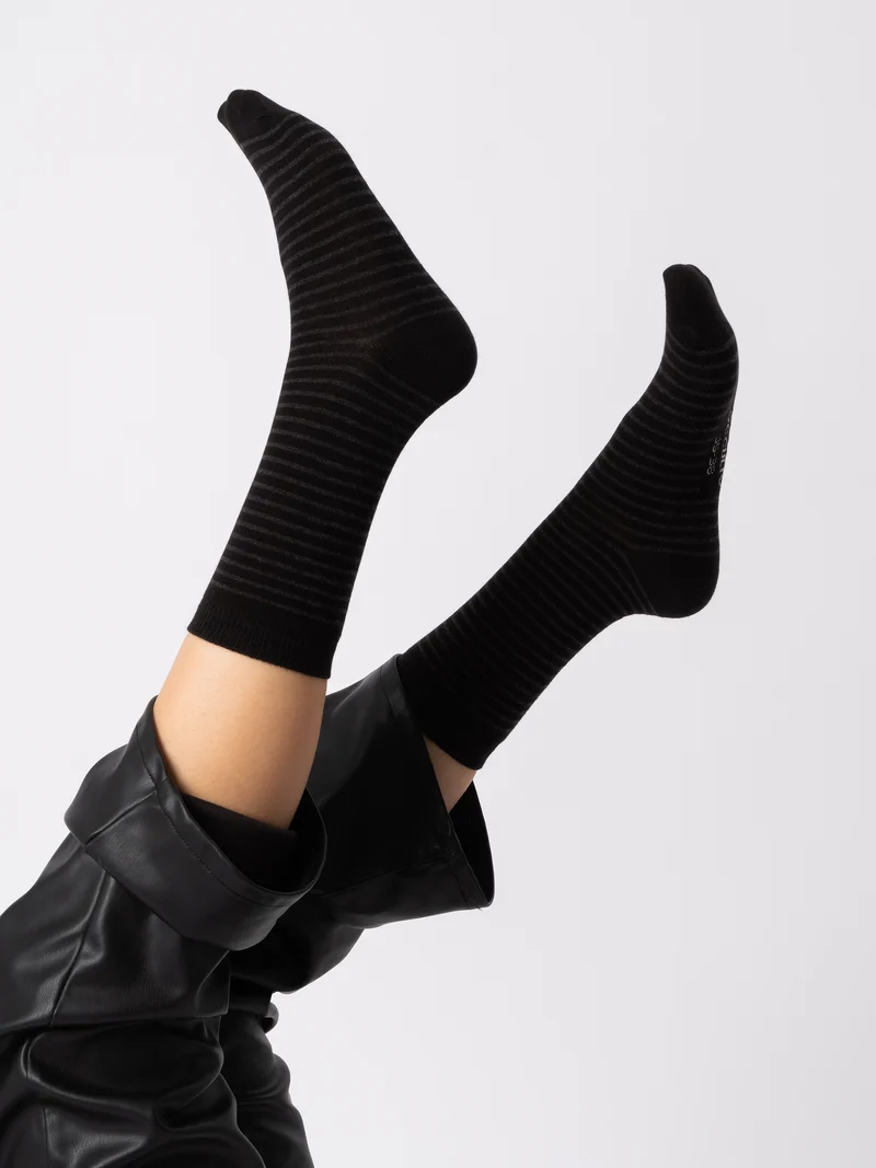 Michaela - Baumwollsocken mit Muster Damen