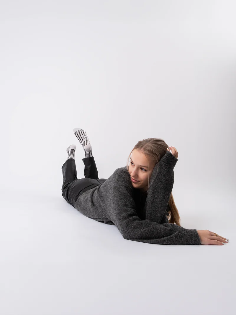 Michaela - Baumwollsocken mit Muster Damen