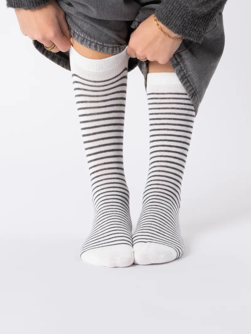 Michaela - Baumwollsocken mit Muster Damen