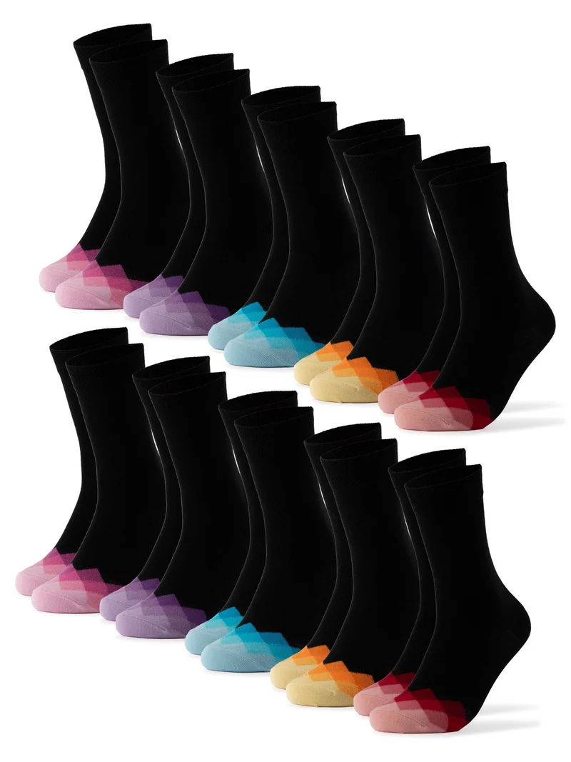 Evelin - Baumwollsocken mit Farbakzente Damen