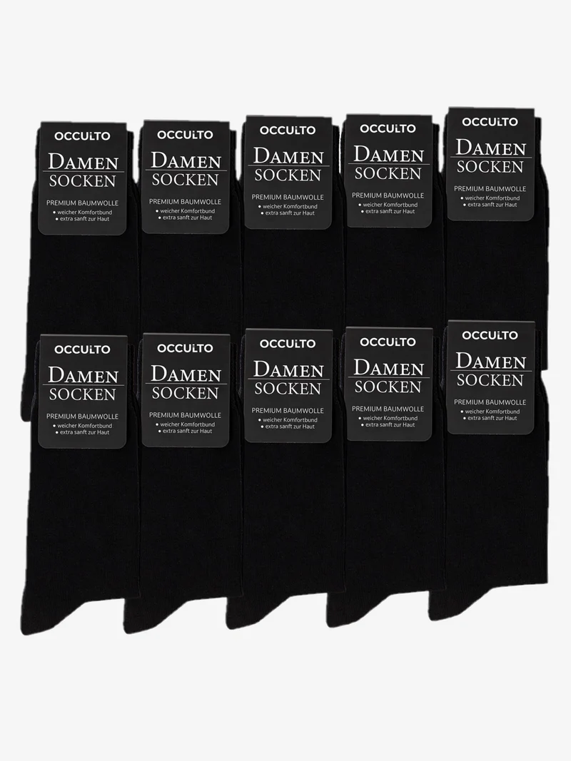 Hermine - Schwarze Socken Damen