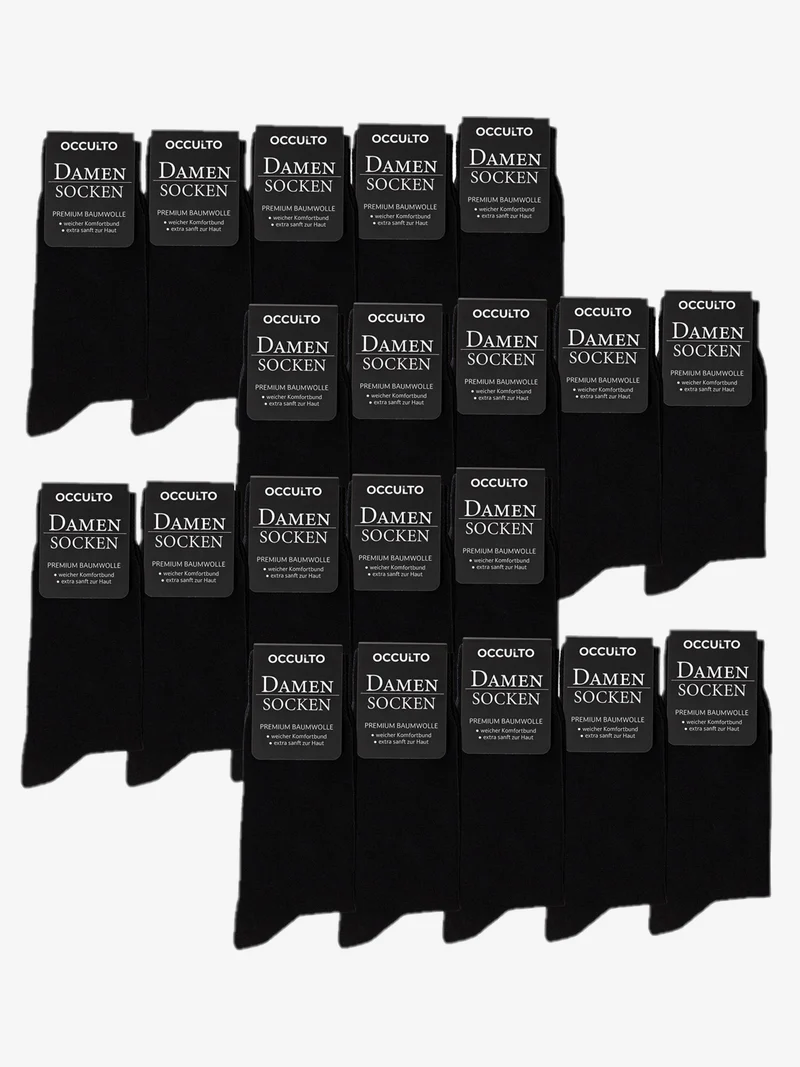 Hermine - Schwarze Socken Damen