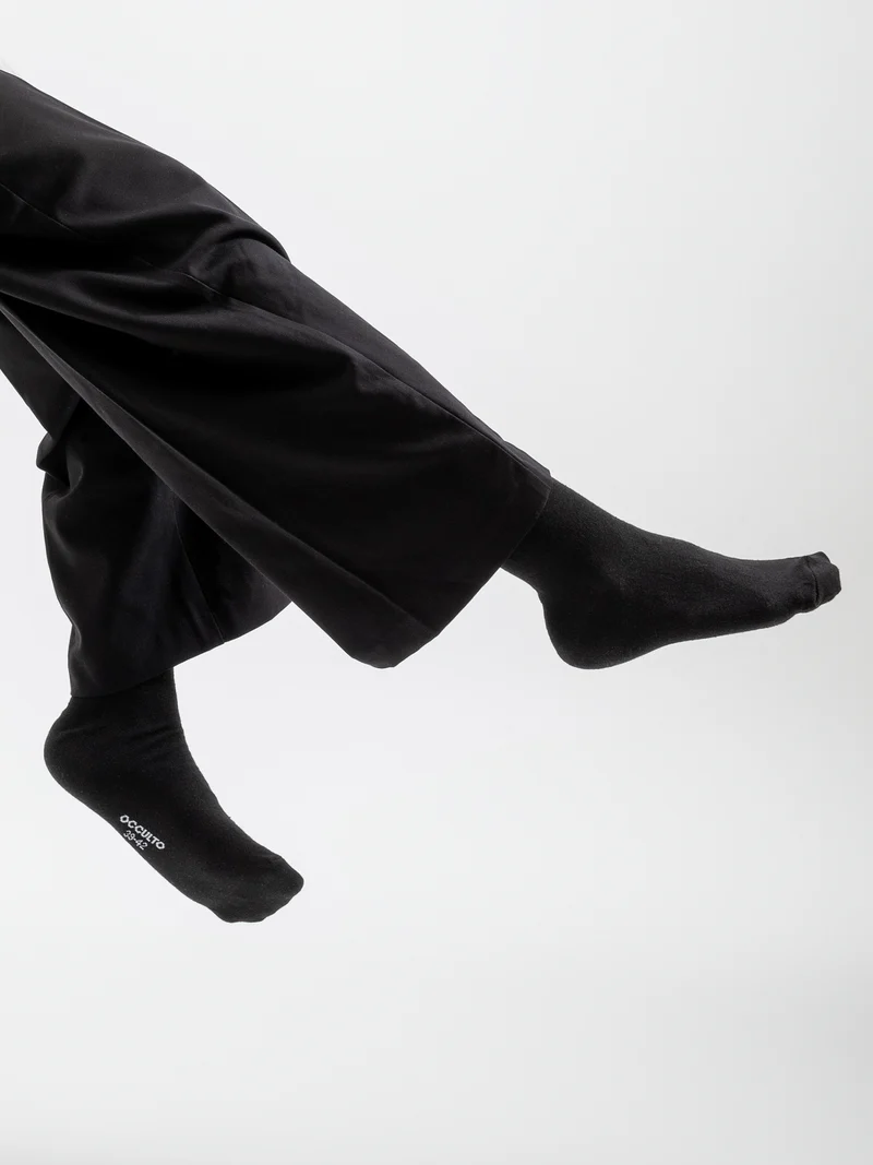 Hermine - Schwarze Socken Damen