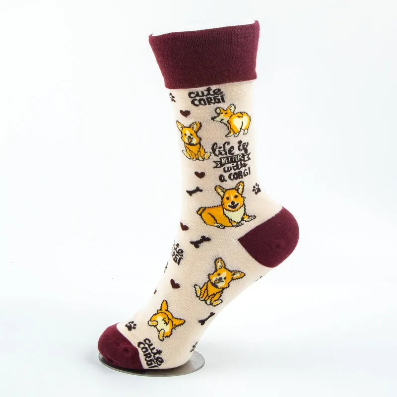 Life is Better With a Corgi Socks Dog Lover Series