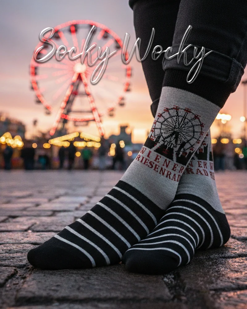 Wiener Riesenrad Socks Vienna Ferris Wheel Memory