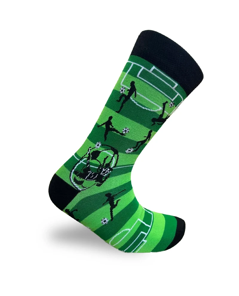 Football Field Socks Sports Pitch Pattern