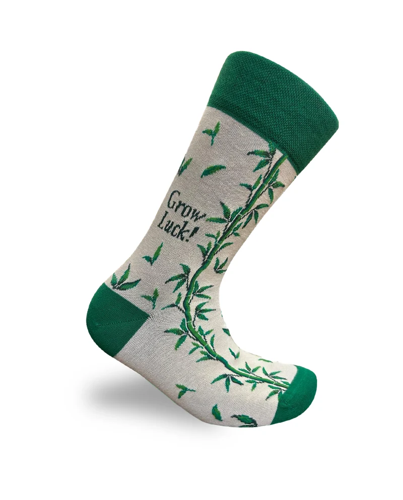 Grow Luck Socks Positive Energy Symbol