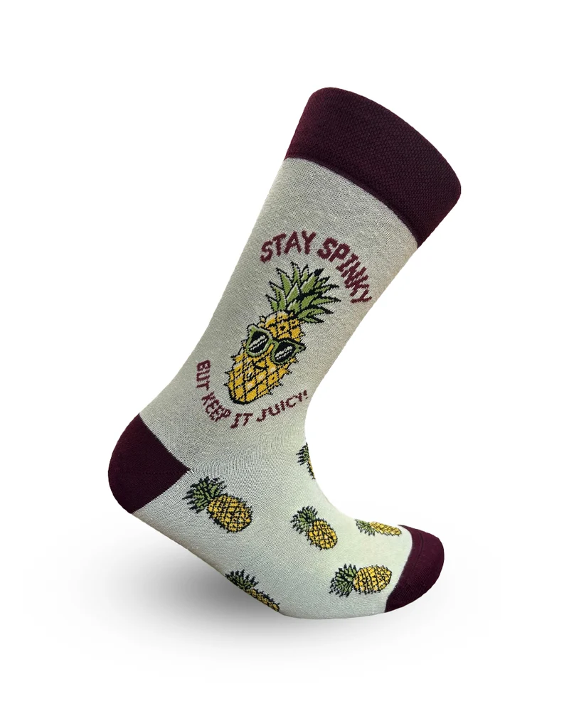 Stay Spinky Socks Quirky Fun Expression